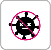 Alcohol disinfection of guest rooms