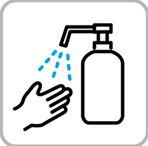 Please make sure to conduct alcohol disinfection